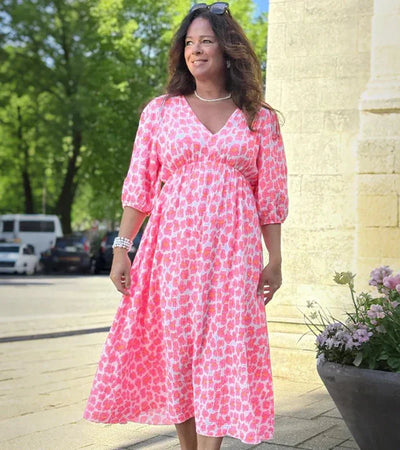 CLAIRE | ELEGANT COLOURFUL MAXI DRESS