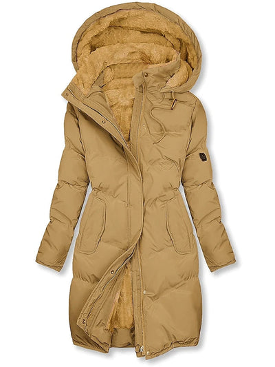 Magrite | Long Hooded Puffer Jacket