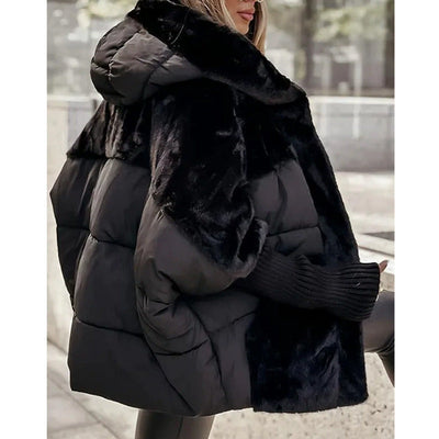 Time-limited Special - Women’s Oversized Hooded Patchwork Puffer Coat