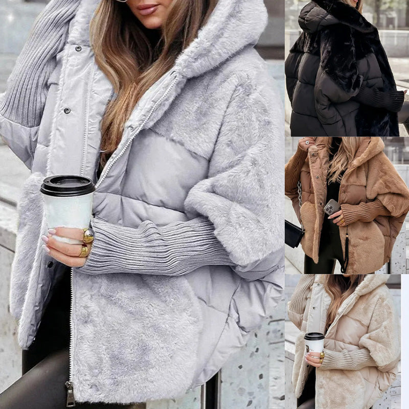 Time-limited Special - Women’s Oversized Hooded Patchwork Puffer Coat