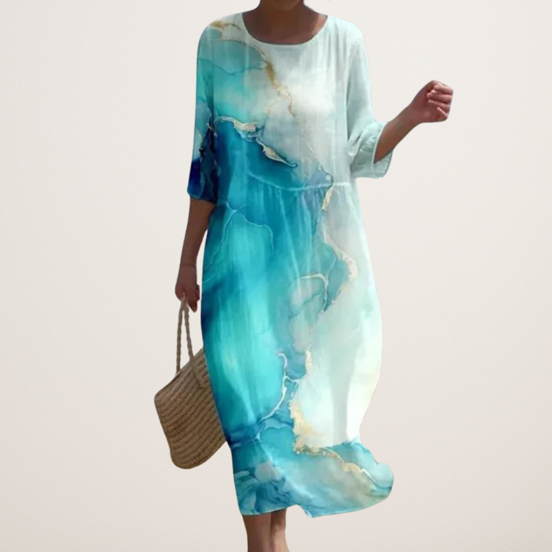 VILMA | ELEGANT DRESS WITH TUMMY COVERAGE