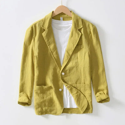 Miles | Cotton-Linen Blazer